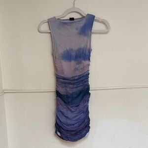 Urban Outfitters Blue and Purple Mini Dress